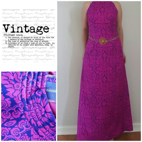 Vintage Maxi Dress - Picture 2 of 5